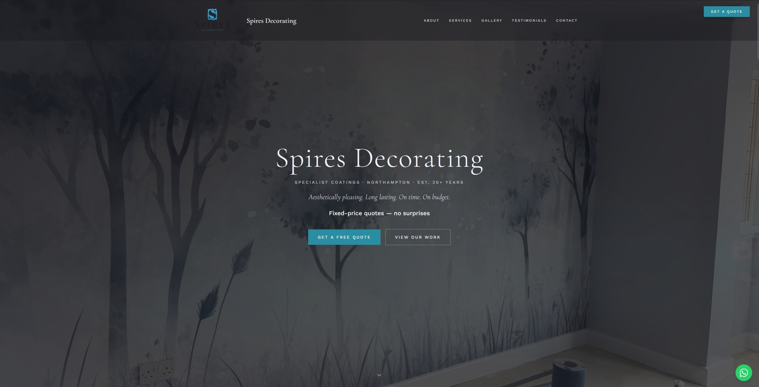 Spires Decorating website